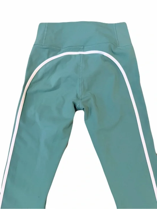 Vuori Women's Track Leggings - Celadon Green / White Piping - Size S - Picture 9 of 11